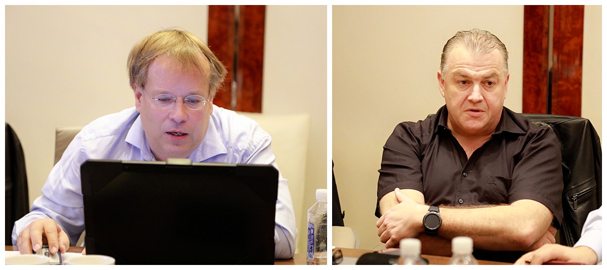 熊良虎赴京调查德国迪芬巴赫公司、ESATPOINT GLOBAL公司生态3868la银河总站板材设备工艺